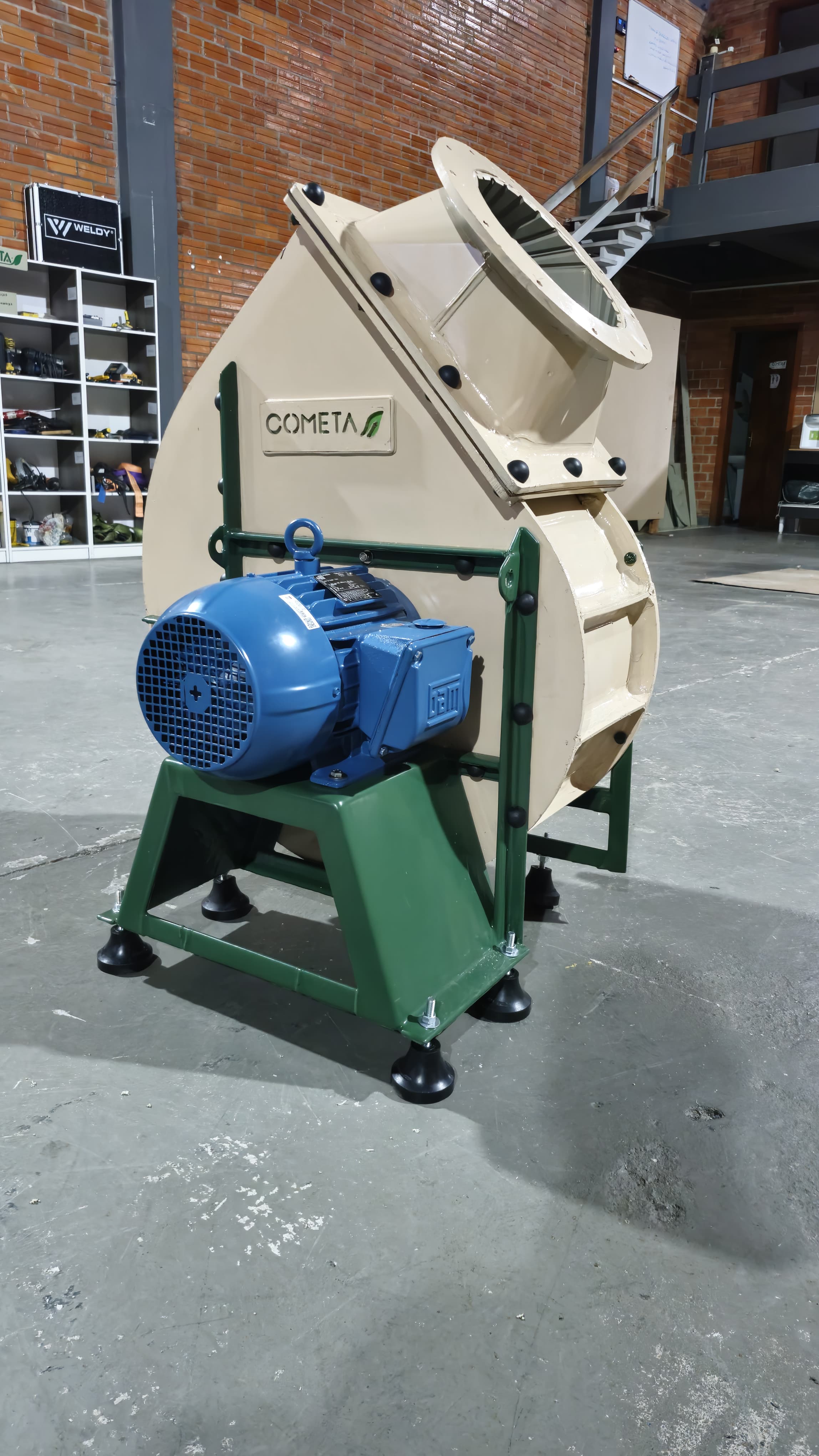 Imagem em destaque do produto Exaustor Polipropileno com Rotor e Estrutura Met&aacute;lica com revestimento Plastisol