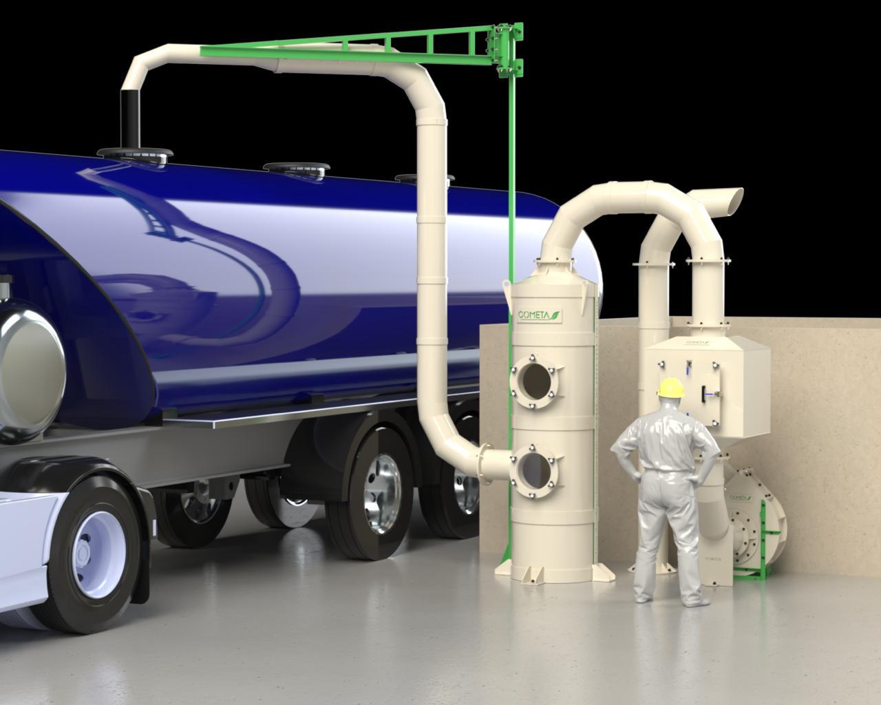 Imagem em destaque do produto Lavador de Gases Vertical